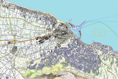 MAPS OF DENIA, SPAIN