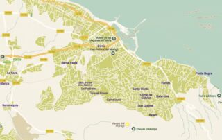 Map of Denia