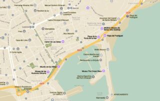 alicante old town map attractions