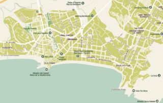 benidorm map